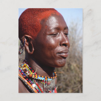 Maasai Warrior-2 Postkarte