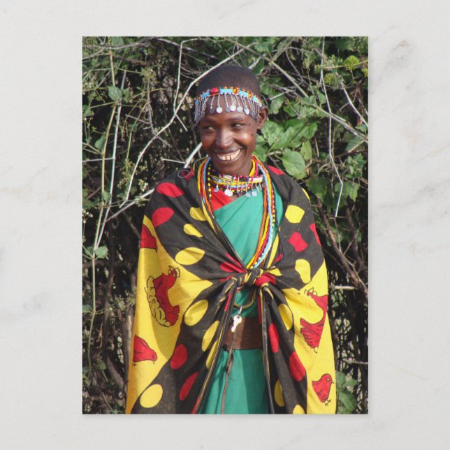 Maasai Women - 2 Postkarte (Vorderseite)