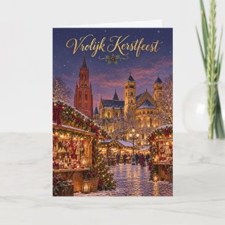 Maastricht Weihnachtsmarkt Frohe Weihnachten