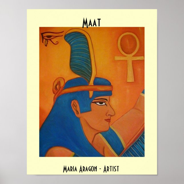 MAAT - ÄGYPTISCHE REGIERUNG POSTER (Vorne)