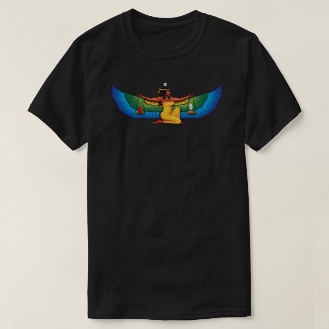 Maat Göttin der Wahrheit T-Shirt (Design vorne)