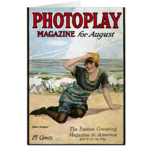 Mabel Normand 1915 cartes vintages de couverture