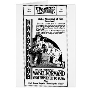 Mabel Normand ce qui est arrivé à Rosa 1921