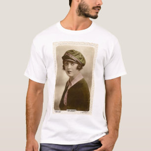 Mabel Normand Vintager Farbporträt T - Shirt