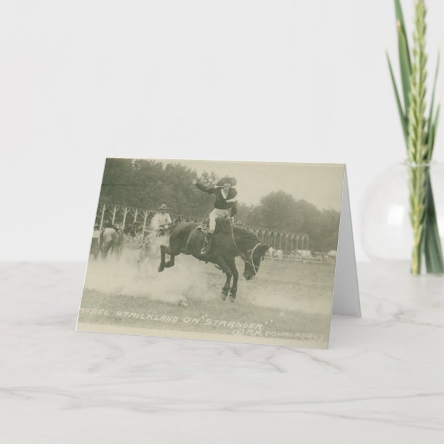 Mabel Strickland auf Stranger. Karte (Vorderseite)