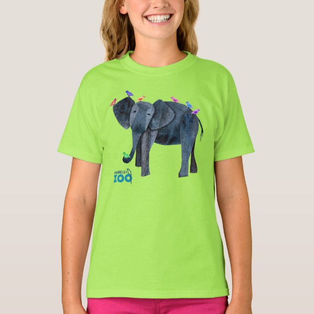 Mabell's Zoo Elephant T - Shirt für Kinder (Vorderseite)