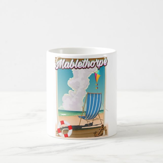 Mablethorpe Holiday Poster Kaffeetasse (Mittel)