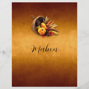 Mabon Book of Shadows Page with Correspondenz