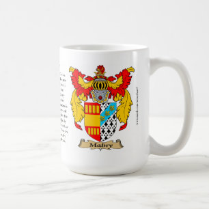 Mabry, der Ursprung, die Bedeutung und das Wappen Kaffeetasse