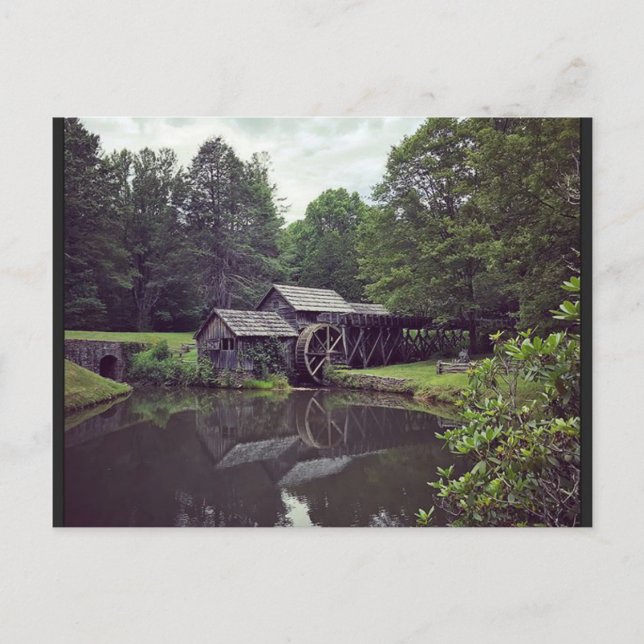 Mabry Mill Postkarte (Vorderseite)
