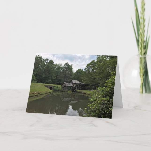 Mabry Mill, Virginia Karte (Vorderseite)