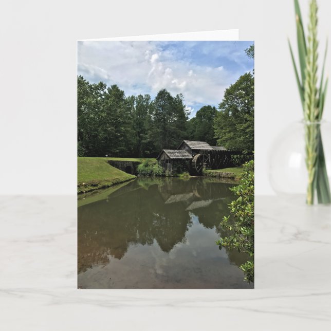 Mabry Mill, Virginia Karte (Vorderseite)