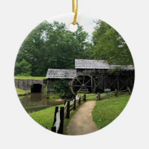 Mabry Mill, Virginia Keramik Ornament