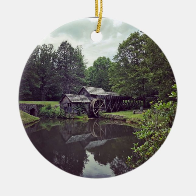 Mabry Mill, Virginia Keramik Ornament (Vorne)