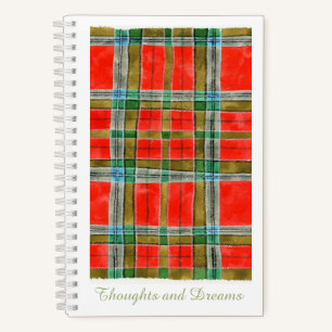 MAC BAIN TARTAN 5.5x8.5 SpiralNotebook Notizbuch