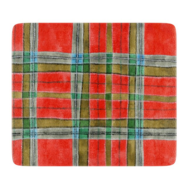 MAC BAIN TARTAN 6x7 Cutting Board Schneidebrett (Vorderseite)