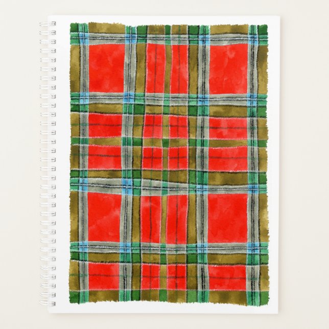 MAC BAIN TARTAN 8.5x11 Planer / Kalender (Vorderseite)