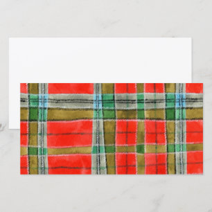 MAC BAIN TARTAN 8x4 Flachkarte / Horizontal Karte