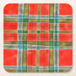 MAC BAIN TARTAN Carré Dessous de verre papier
