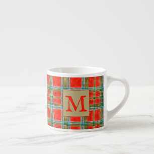 MAC BAIN TARTAN Espresso Cup + Initial Espressotasse