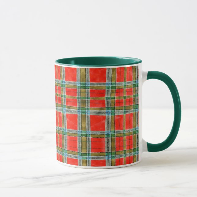 MAC BAIN TARTAN Hunter Green Combo Mug (Droite)