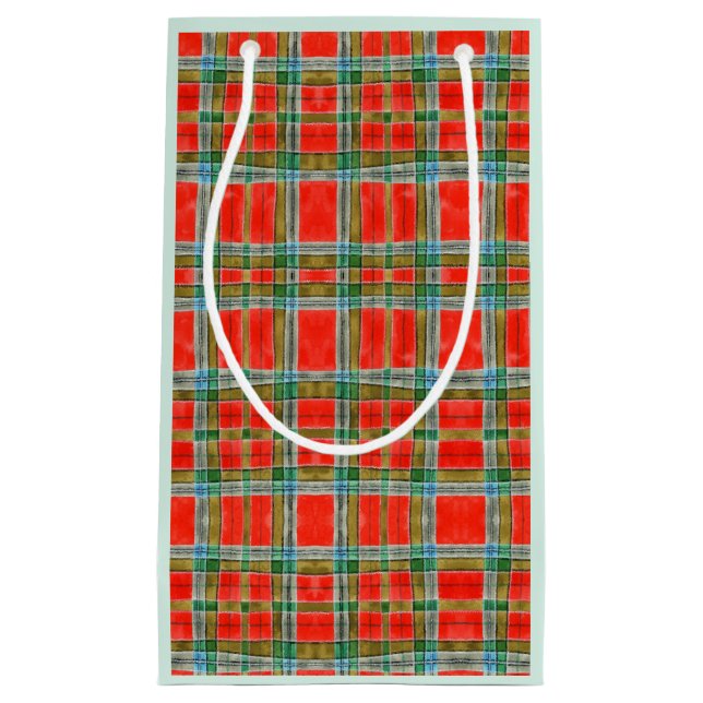 MAC BAIN TARTAN Kleine Geschenktüte (Vorderseite)