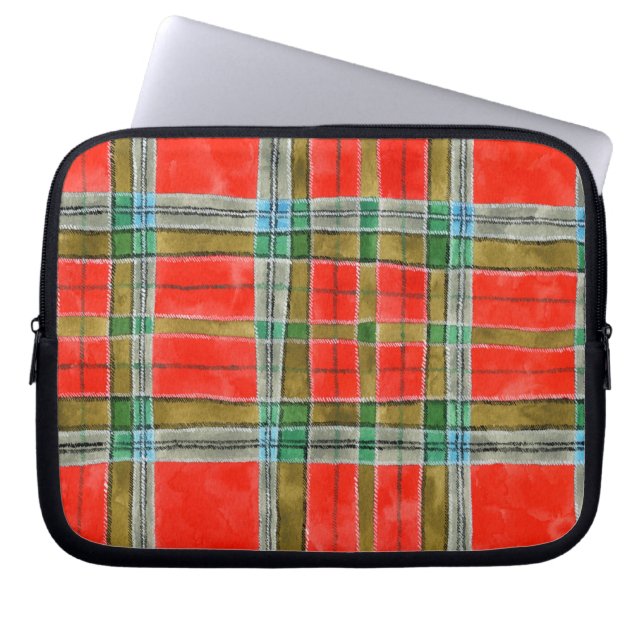 MAC BAIN TARTAN Laptop-Sieb Laptopschutzhülle (Vorderseite)