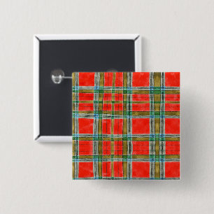 MAC BAIN TARTAN Square Button Button