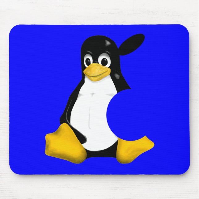 MAC BIRNEN-APPLES LINUX TUX MOUSEPAD (Vorne)
