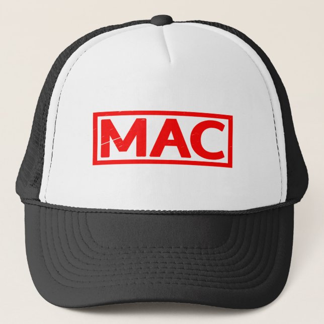 Mac-Briefmarke Truckerkappe (Vorderseite)