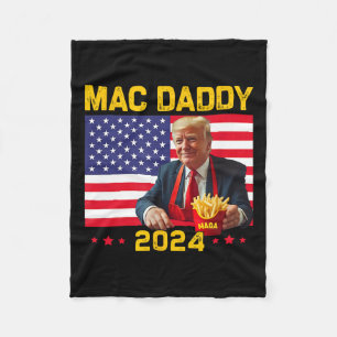 Mac Daddy Funny Trump Making Fries Mega Donald Tru Fleecedecke