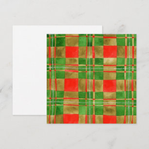 MAC GREGOR TARTAN 5,25" Square Flat Card Karte