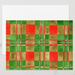 MAC GREGOR TARTAN 6.5x8.75 Carte plate / Verticale