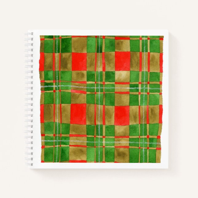 MAC GREGOR TARTAN 8.5x8.5 SpiralNotebook Notizbuch (Vorderseite)