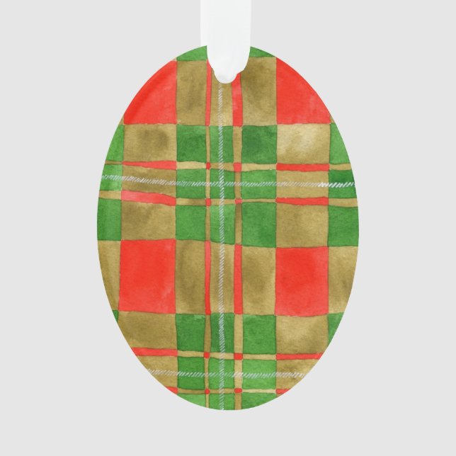 MAC GREGOR TARTAN Akrylovale Ornamente (Vorderseite)