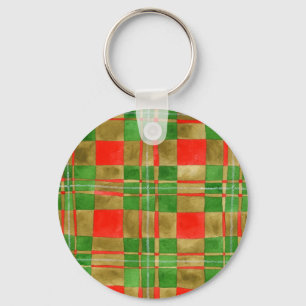 MAC GREGOR TARTAN Aluminium-Rundschlüsselanhänger Schlüsselanhänger
