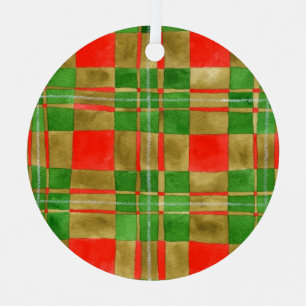 MAC GREGOR TARTAN Metall-Kreisschmuck Ornament Aus Metall