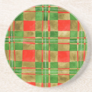 MAC GREGOR TARTAN Round Sandstone Untersetzer