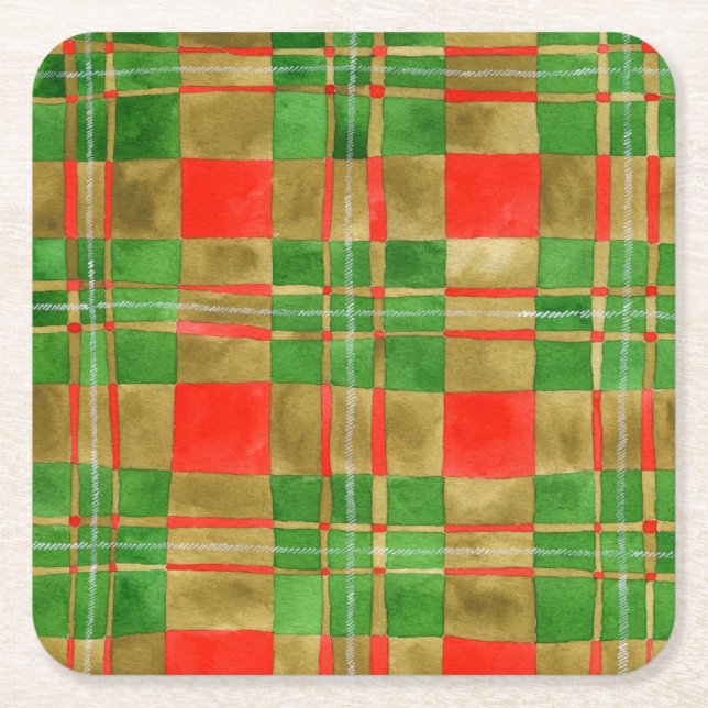 MAC GREGOR TARTAN Square Paper Untersetzer (Vorderseite)