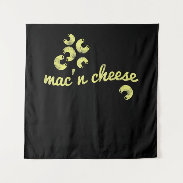 Mac-Käse | Spaß Koch Spaß Geschenk Wandteppich (Vorderseite)