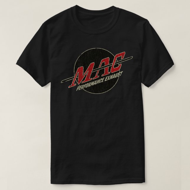 MAC Leistung Abgase 1970 T-Shirt (Design vorne)