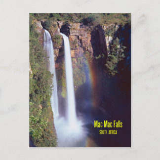 Mac Mac Mac Falls South Africa Postkarte