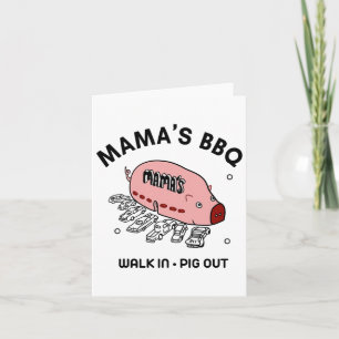Mac Mamas Grillen geht in sonniges Sommergeschenk Karte