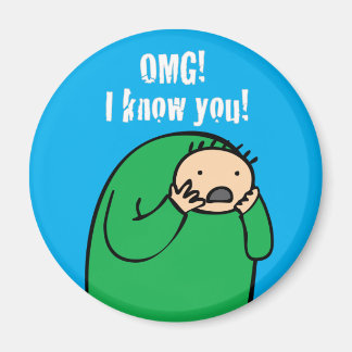 Mac OMG! Magnet (blau)