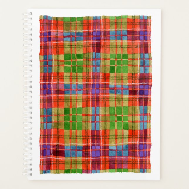 MAC RAE TARTAN 8,5x11 Planificateur / Calendrier (Devant)