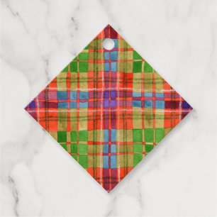 MAC RAE TARTAN Diamant-Geschenkanhänger Geschenkanhänger