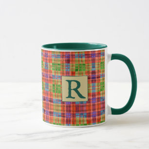 MAC RAE TARTAN Hunter Green Combo Tasse + Text