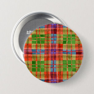 MAC RAE TARTAN Round Button Button