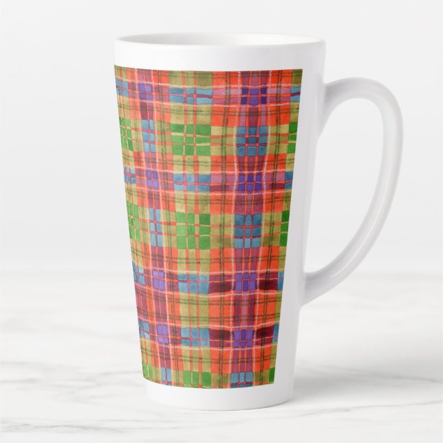 MAC RAE TARTAN Tall Latte Tasse (Rechts)