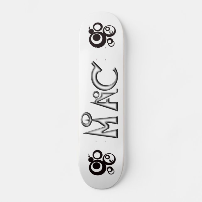 Mac Skateboard (Vorderseite)